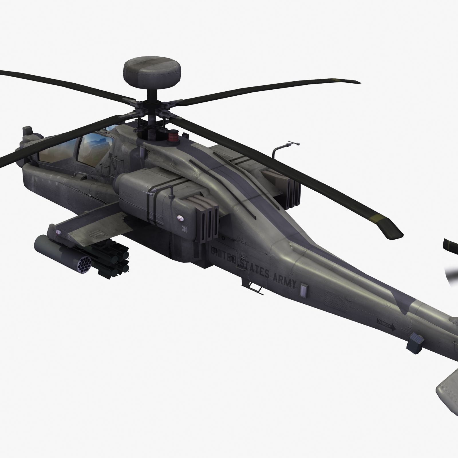 AH-64D Apache Longbow 3D model_7