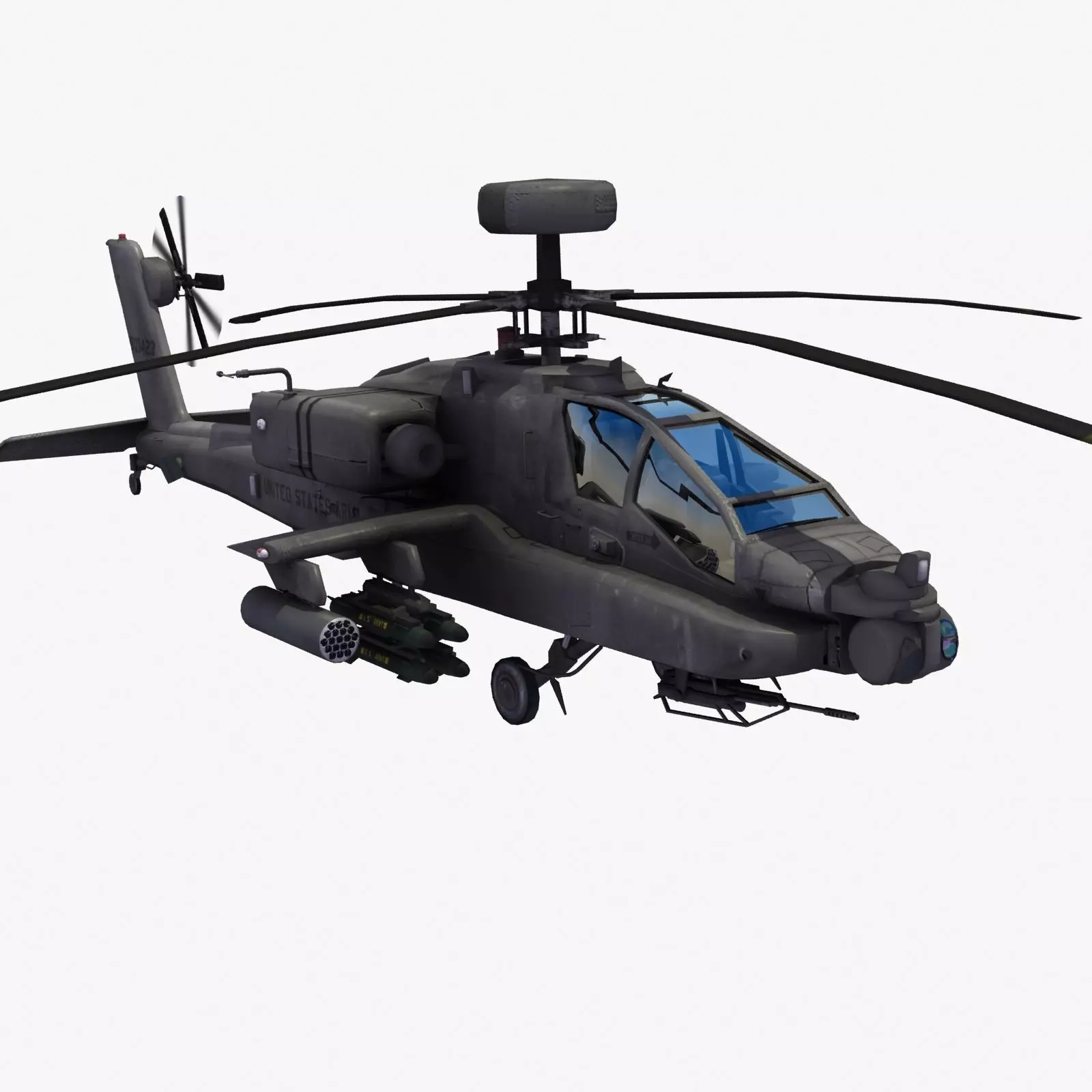 AH-64D Apache Longbow 3D model_0