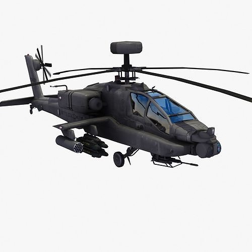 AH-64D Apache Longbow 3D model