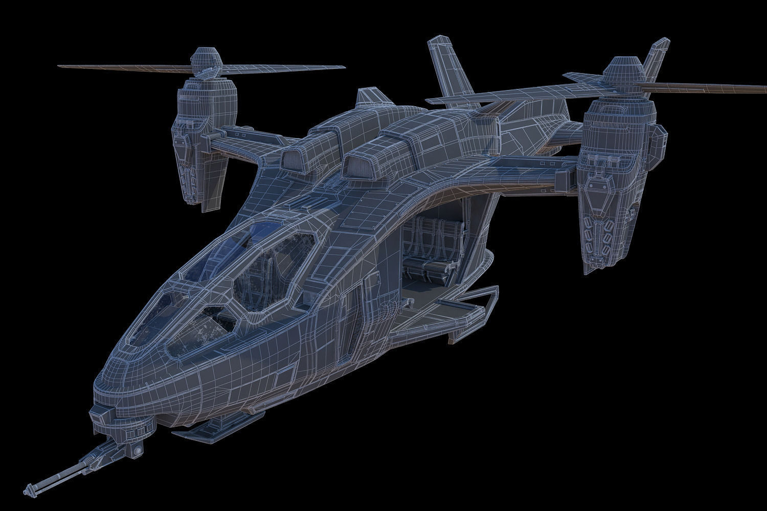 UH-144 HQ-3d model 3D model_4