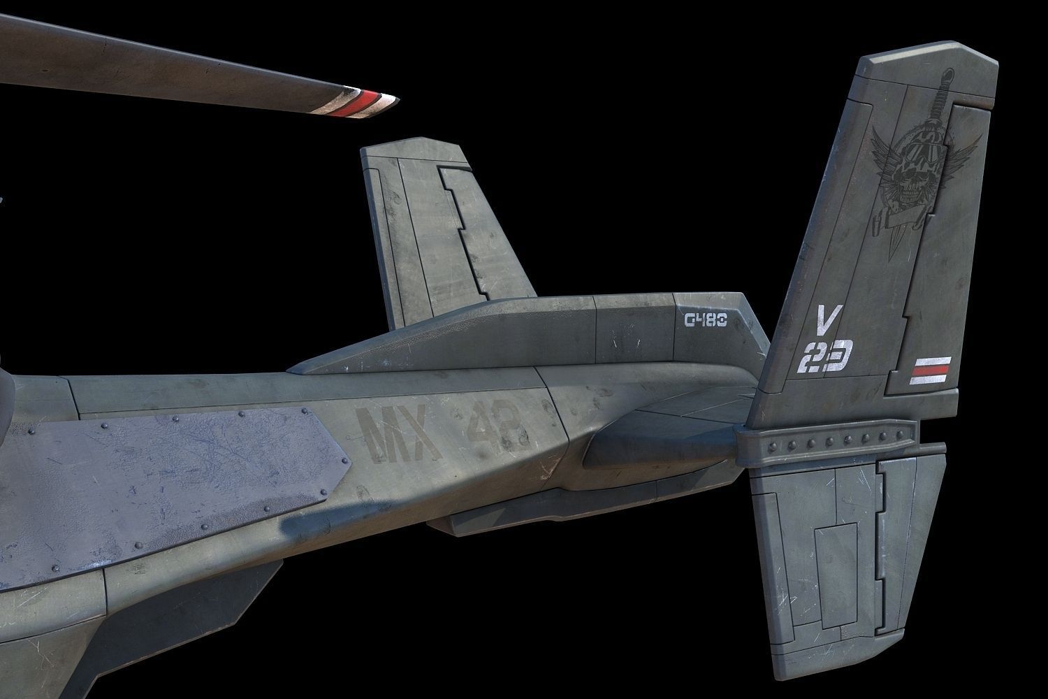 UH-144 HQ-3d model 3D model_5