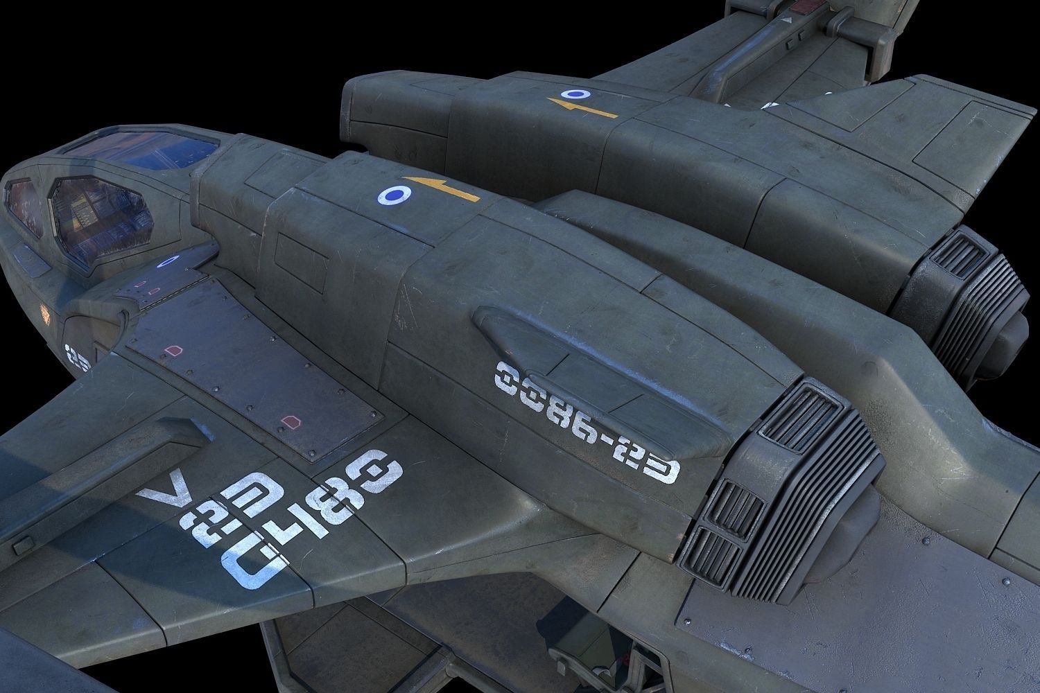 UH-144 HQ-3d model 3D model_14