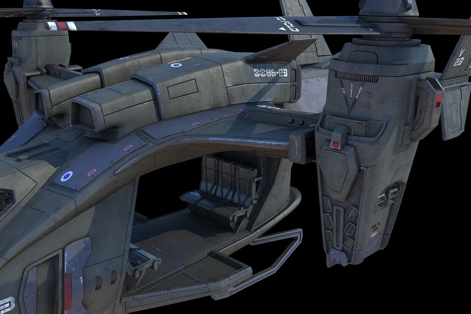 UH-144 HQ-3d model 3D model_11