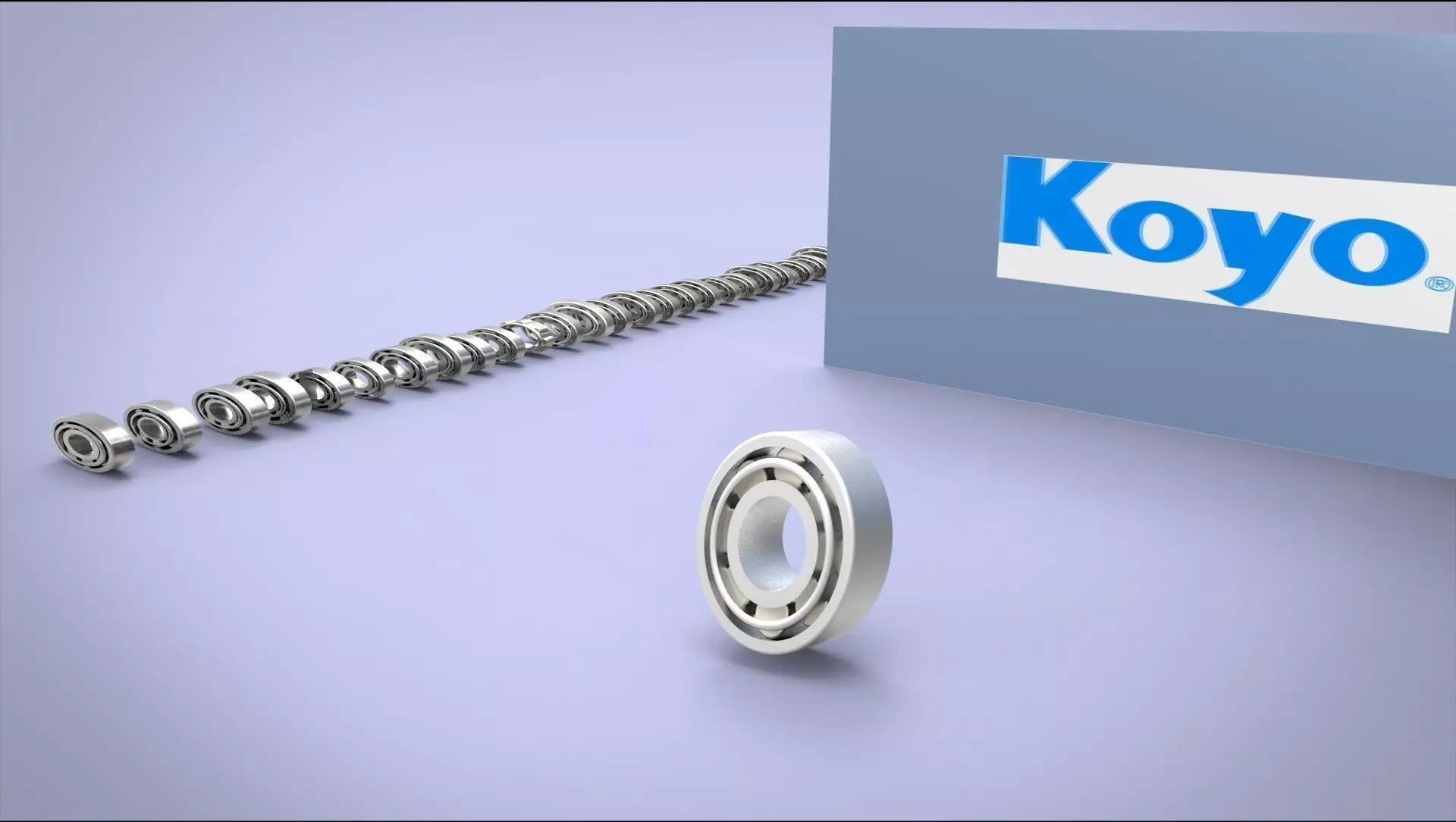 Koyo Seiko Tapered Roll bearing Catalogue Free 3D model_0
