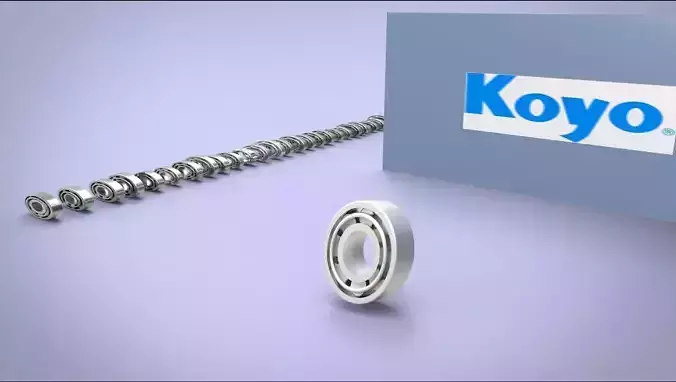 Koyo Seiko Tapered Roll bearing Catalogue Free 3D model