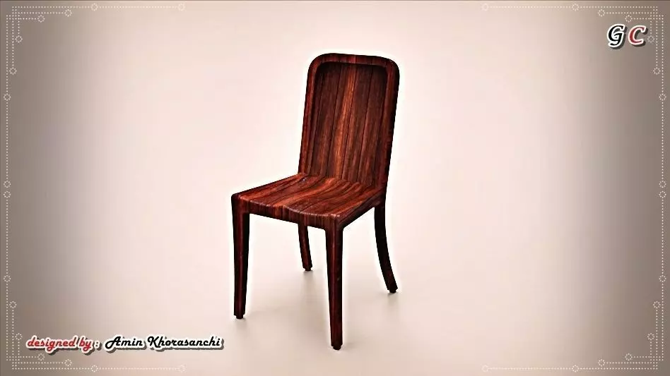 wooden-chair wooden chair Free 3D model