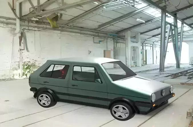 Golf GTI designing and simulating
