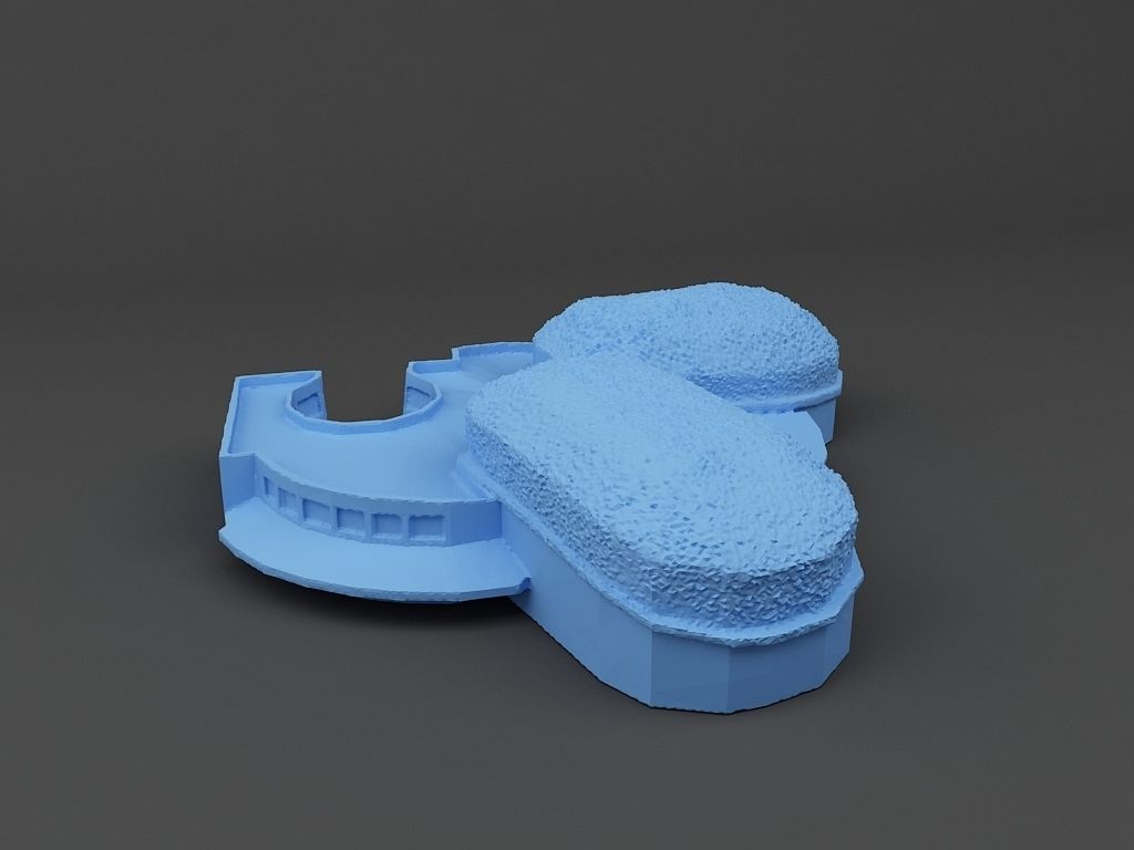 Esplanade Singapore 3D print model_4