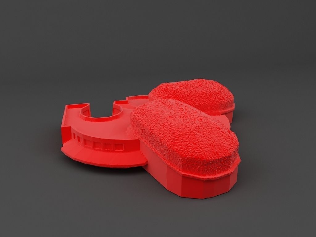 Esplanade Singapore 3D print model_5