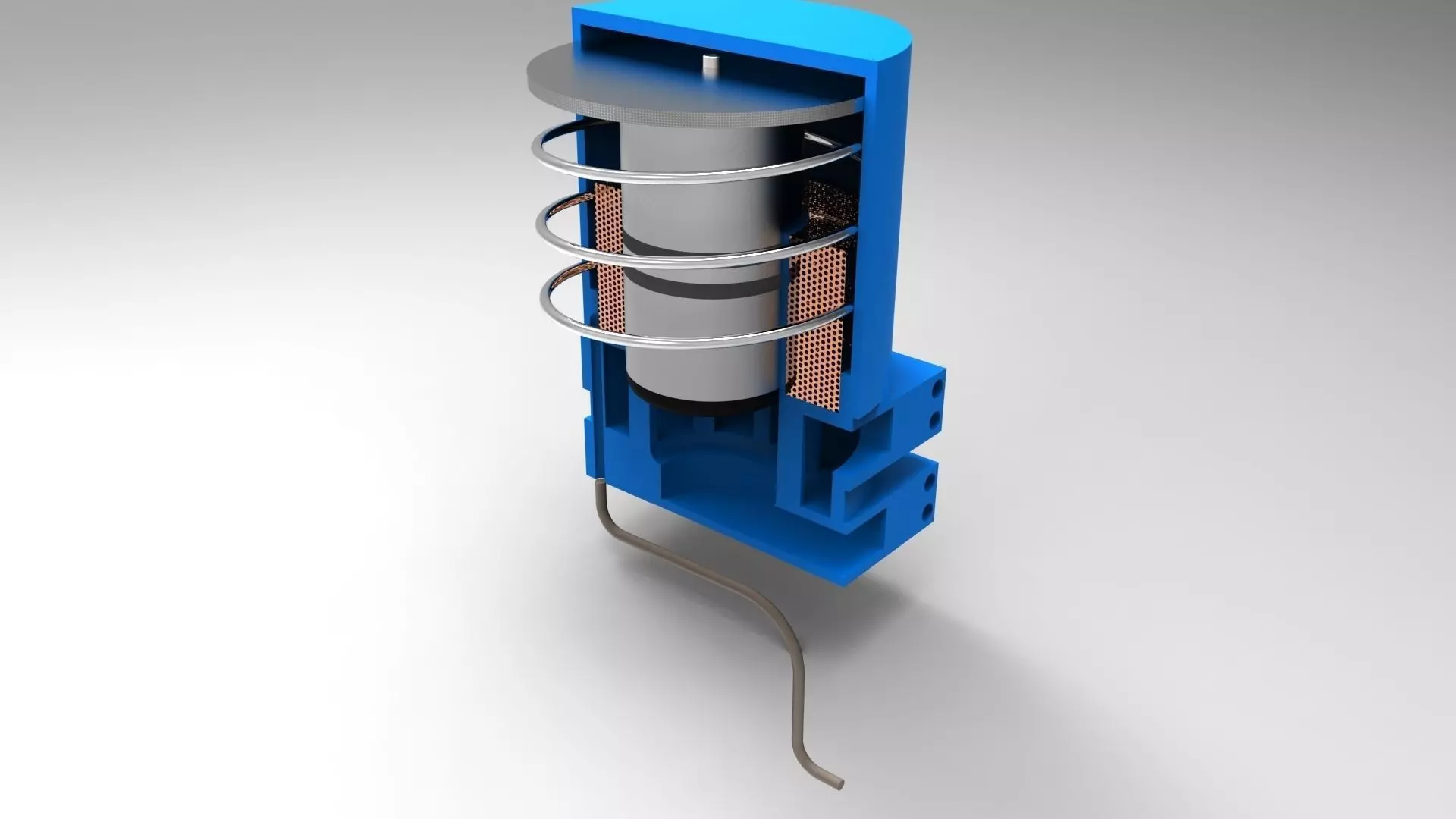 Solenoid Valve Free 3D model