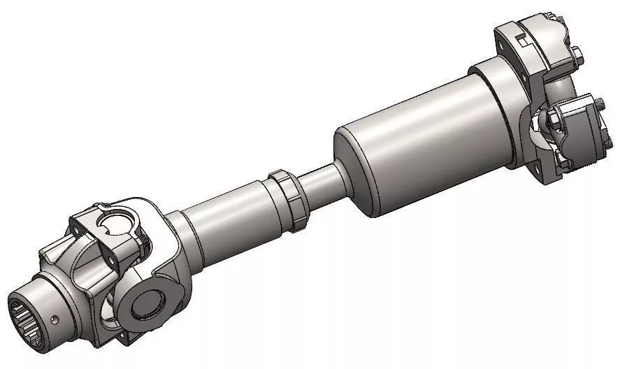 TRUCK DRIVE SHAFT HEAVY DUTY Free 3D model