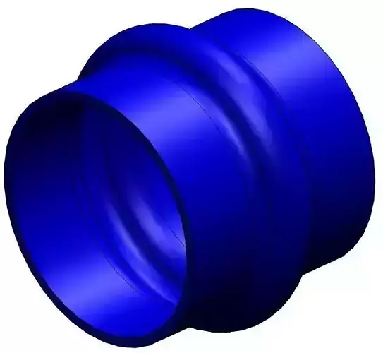 3 silicone coupling hump hose Free 3D model