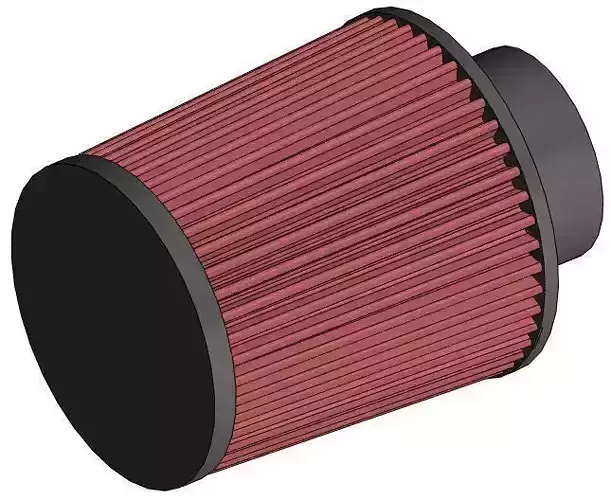 Cone Air Filter Free 3D model