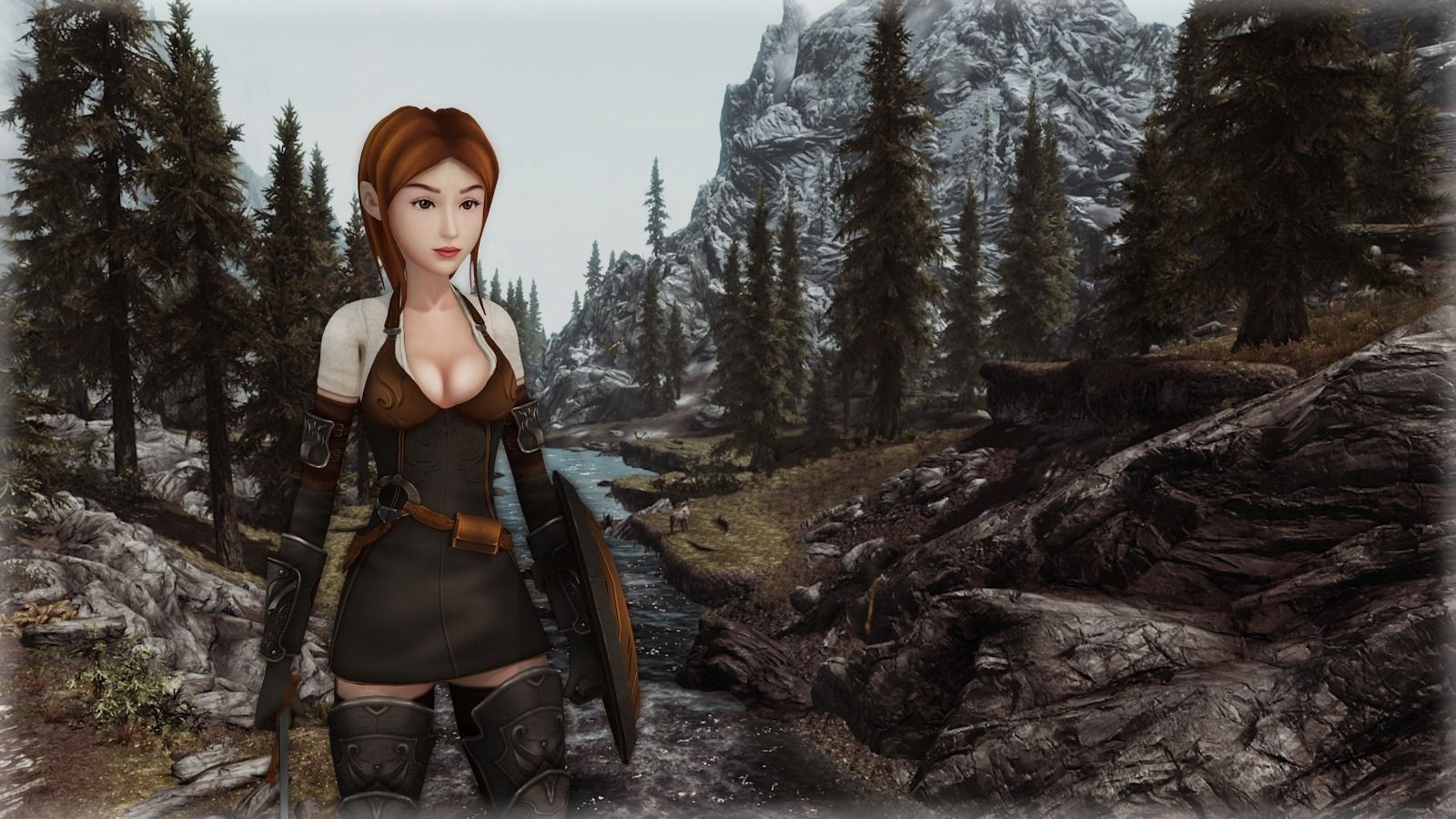 Medieval girl warrior