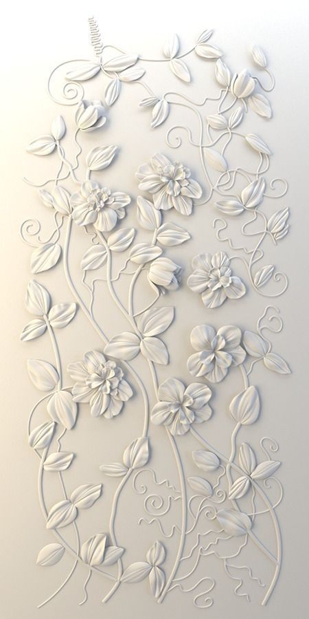floral decorations 3D model_1