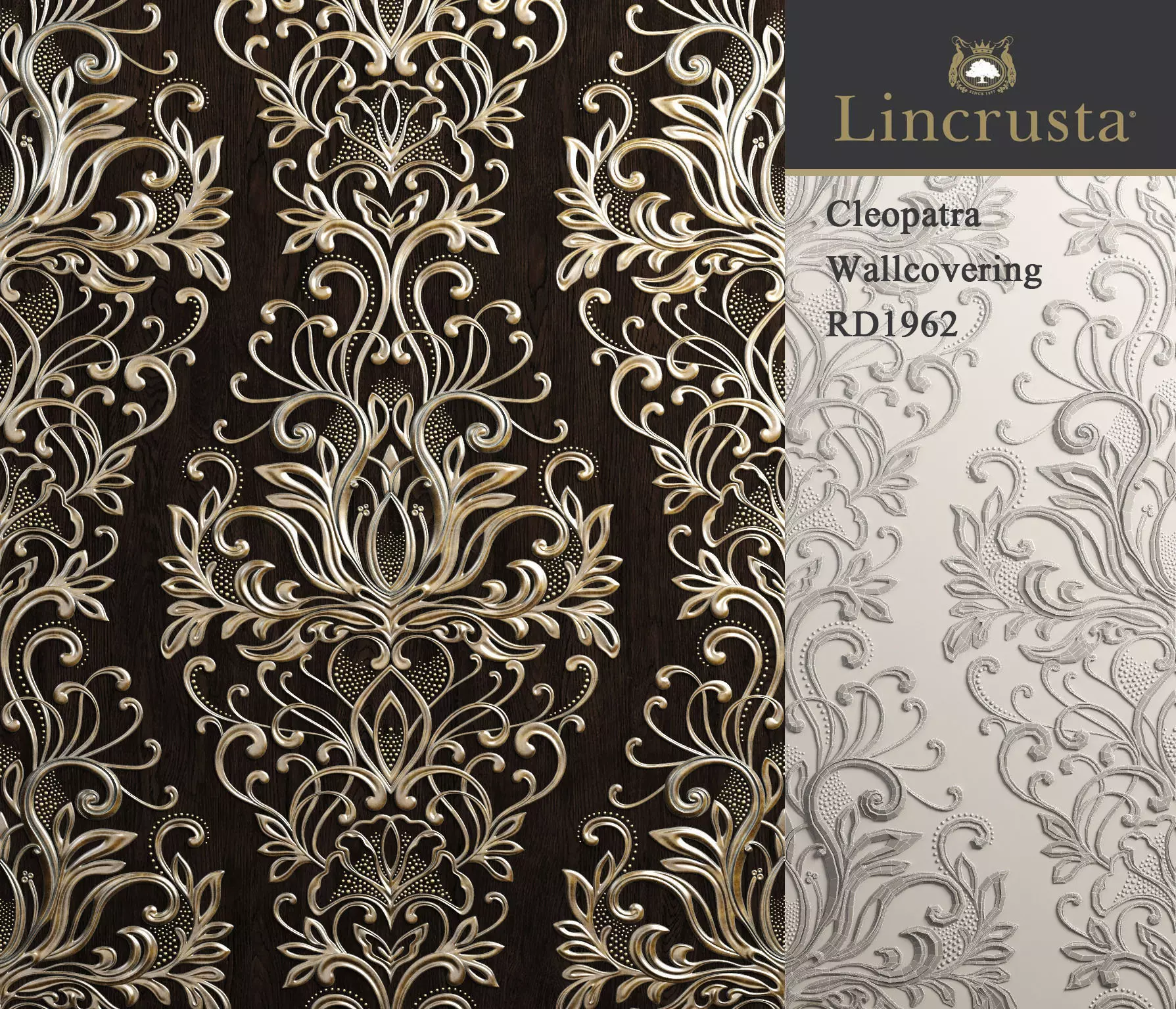 Lincrusta Cleopatra Wallcovering 3D model_0