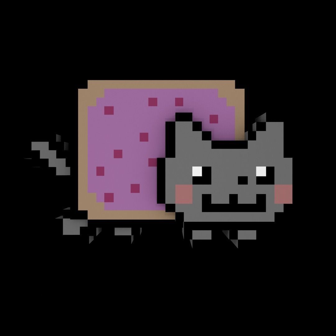 Nyan Cat 3D model_1