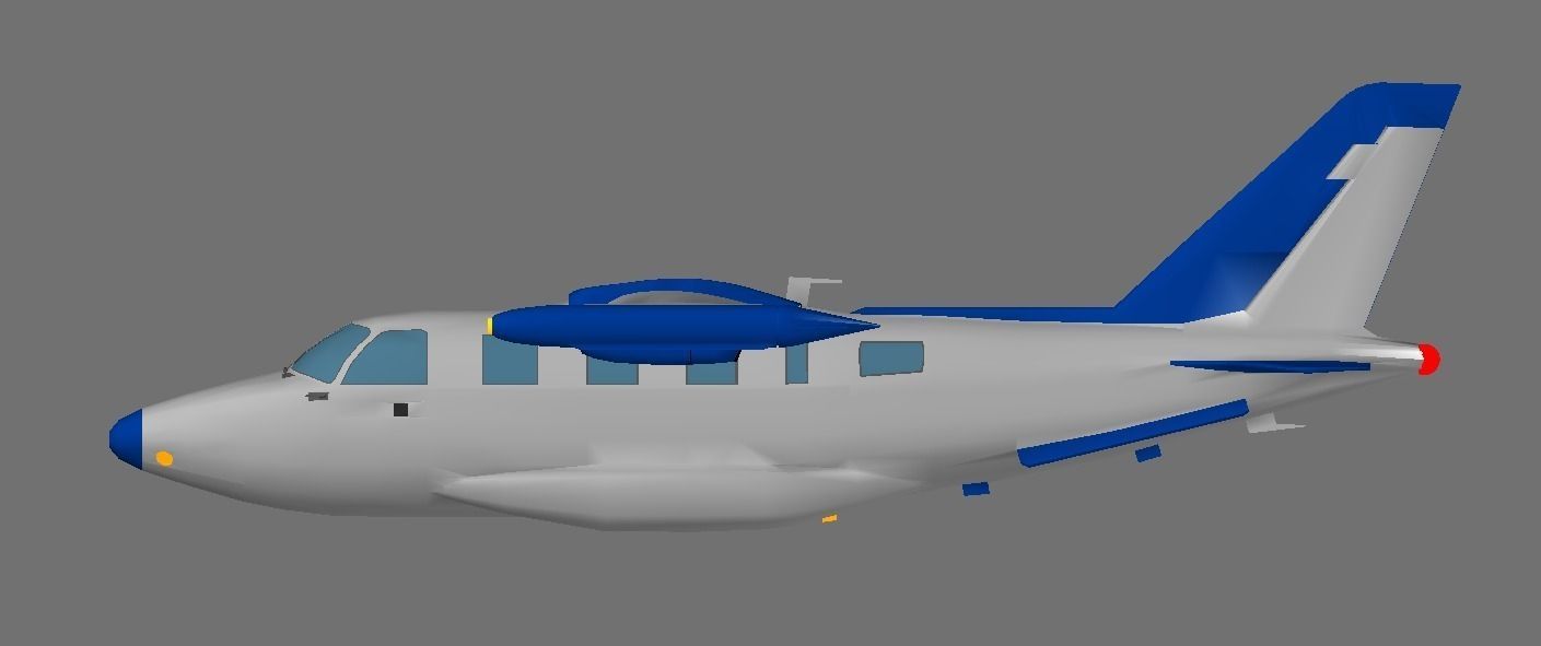 Small Plane 3D model_3