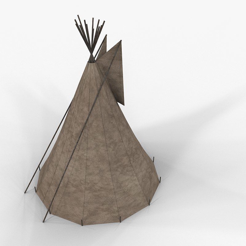 Tee Pee 3D model_2