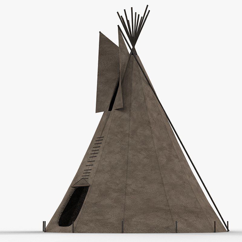 Tee Pee 3D model_4