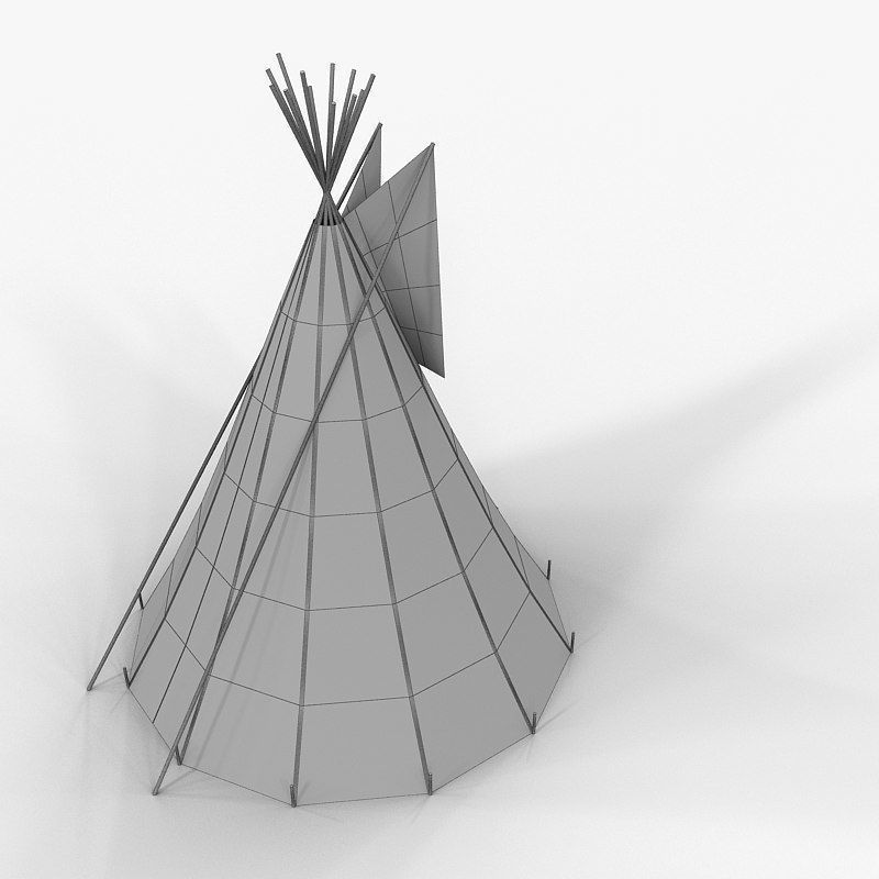 Tee Pee 3D model_6