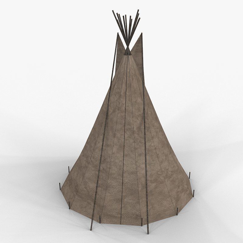 Tee Pee 3D model_1