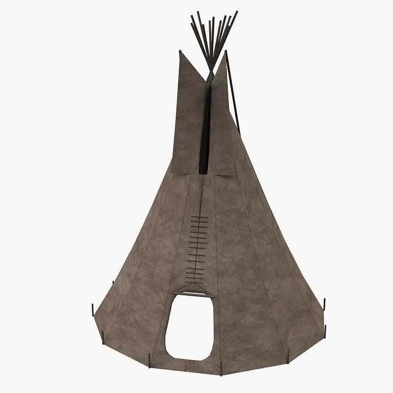 Tee Pee 3D model_5
