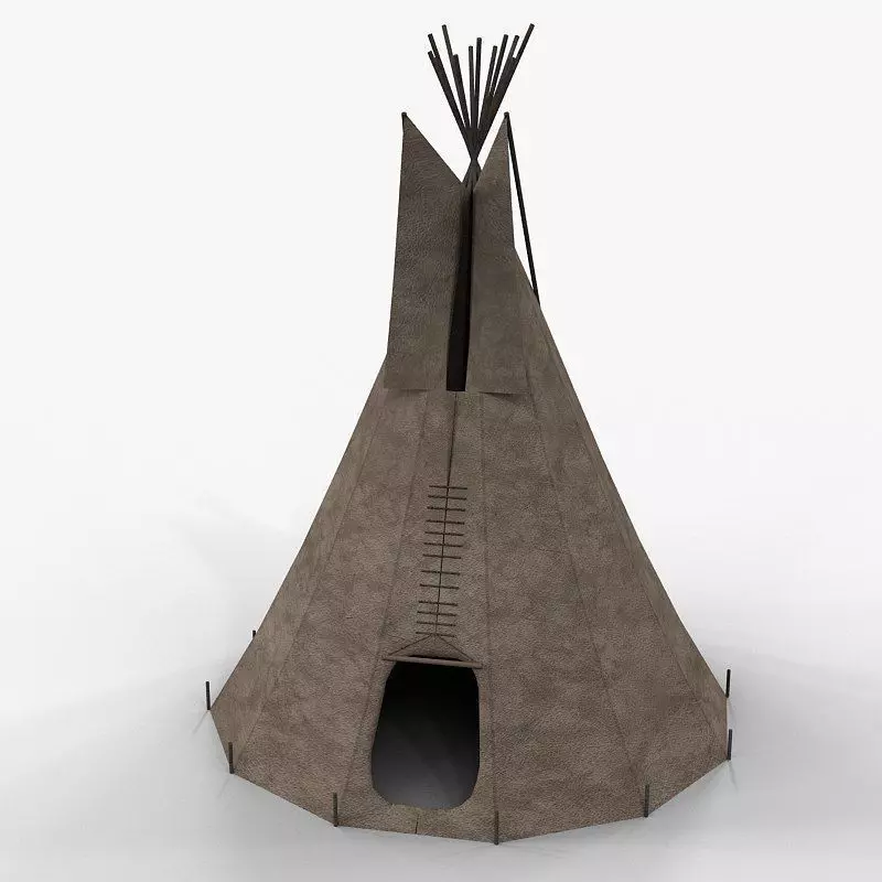 Tee Pee 3D model_0