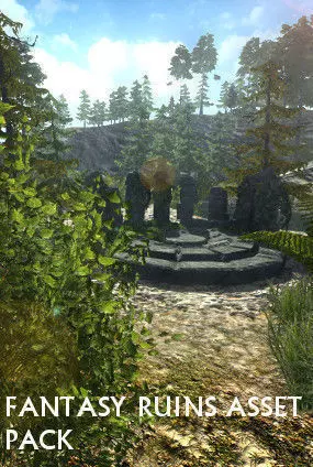 Fantasy Ruins Pack Free 3D model_0