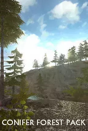 Conifer Forest Pack Free 3D model