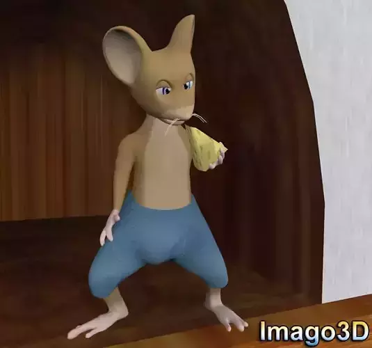 Mouse Jonathan poser Free 3D model