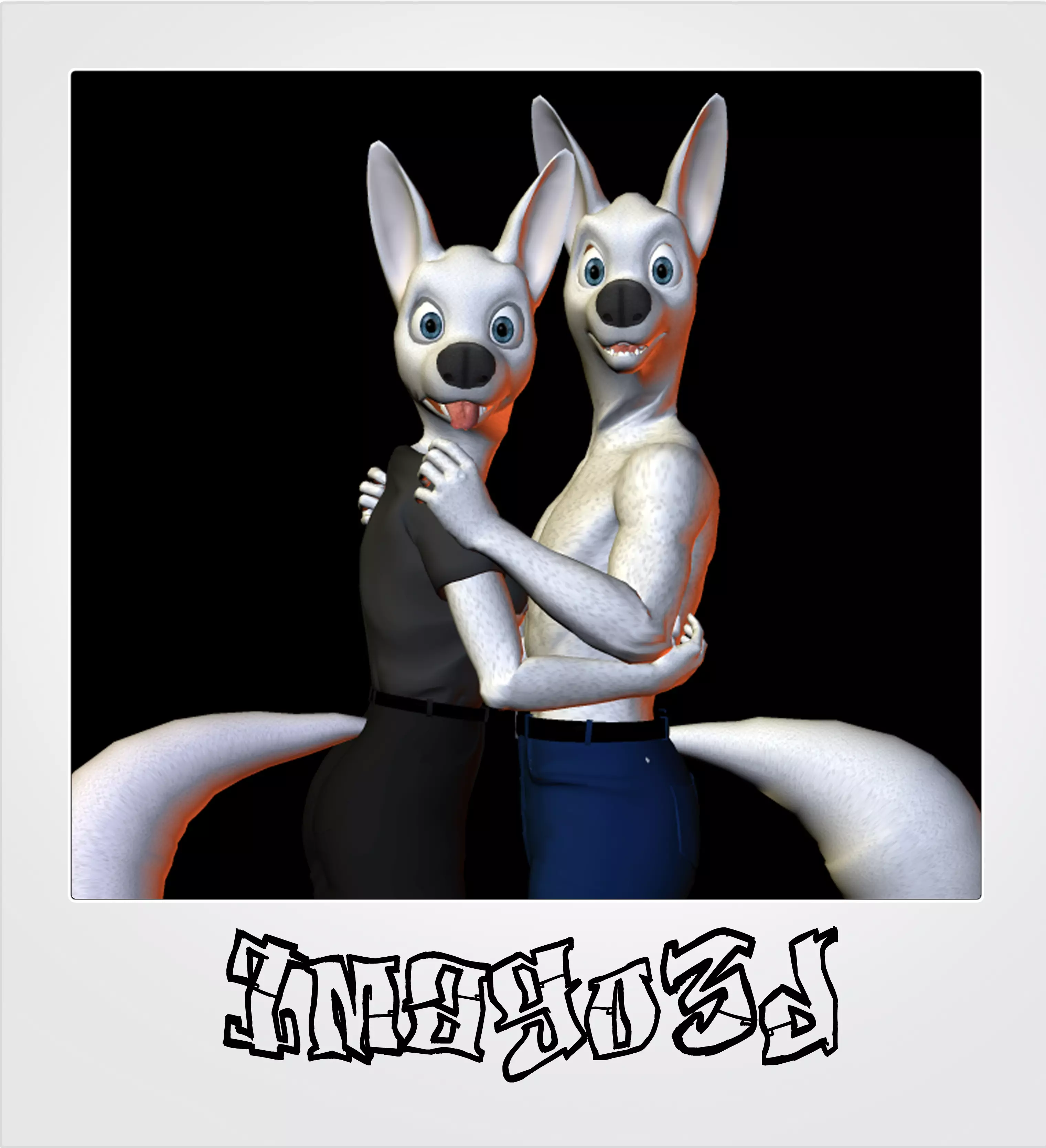 Spunky canines Free 3D model