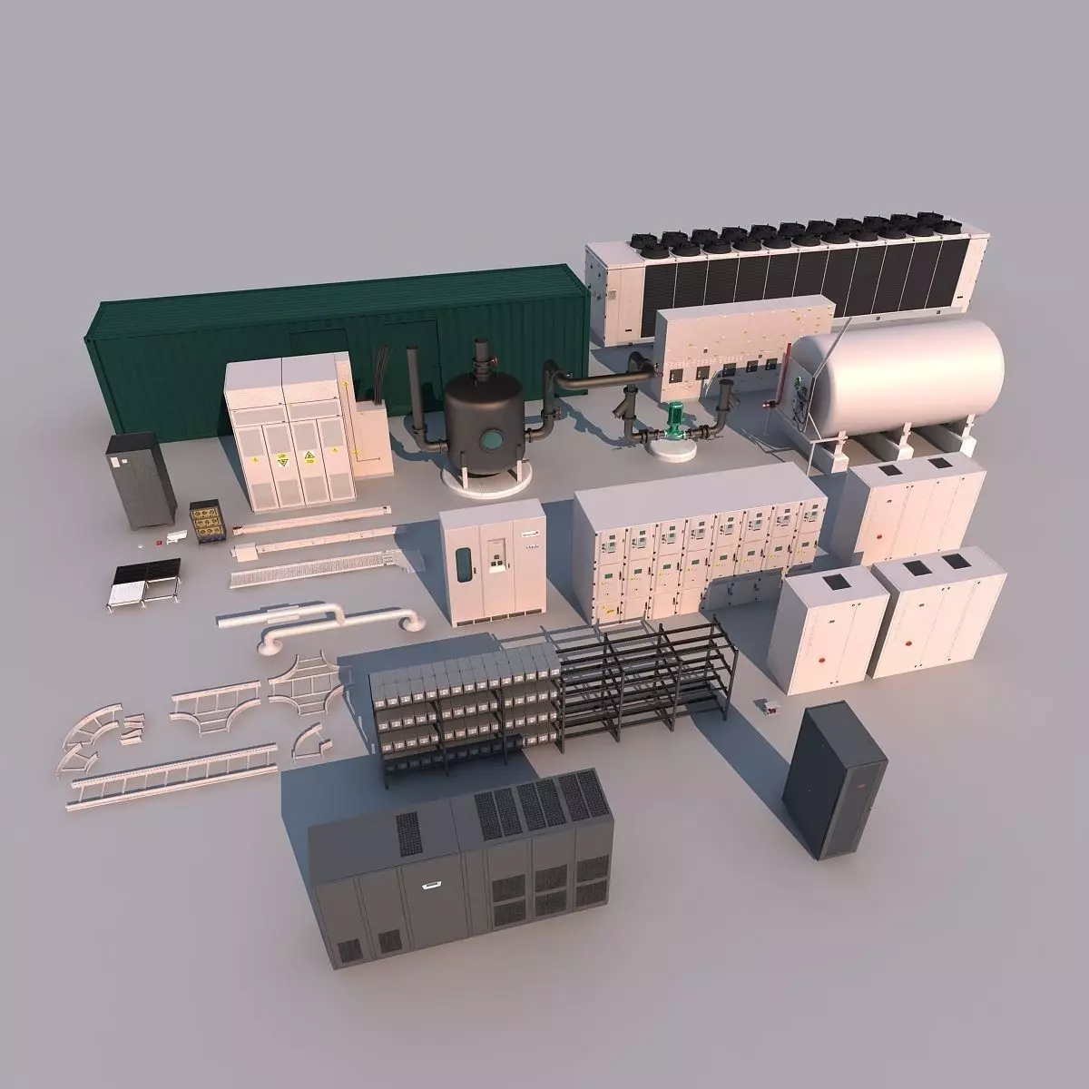 Industrial Equipment 3D model_0