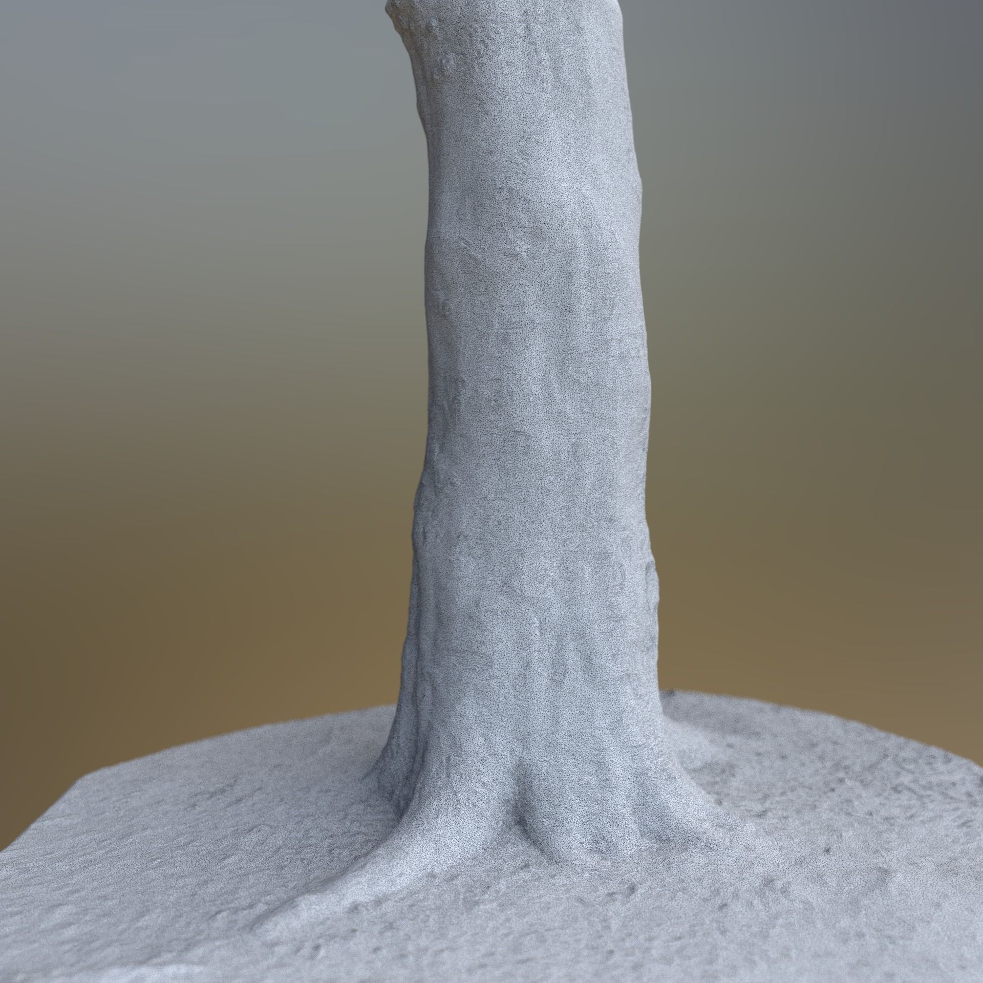 Ultra realistic Treetrunk 3D model_2