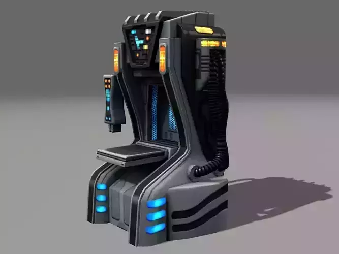 Replicator model futuristic game machine 3D model Replicator model futuristic game machine 3D model