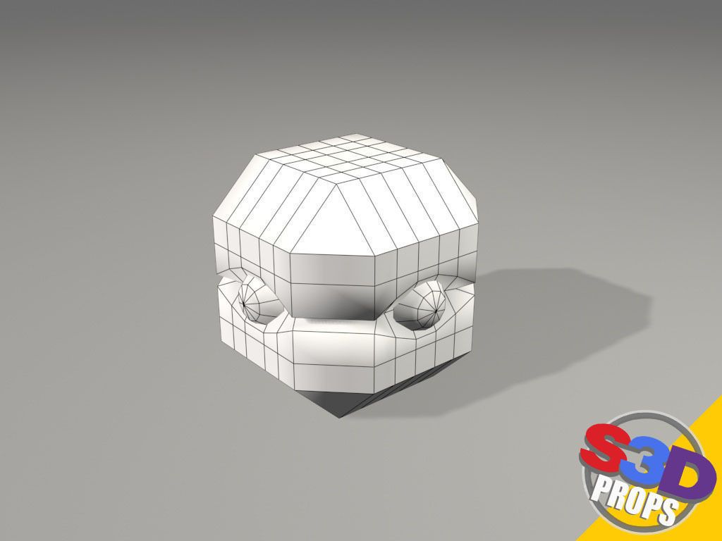 scifi crates 3D model_5