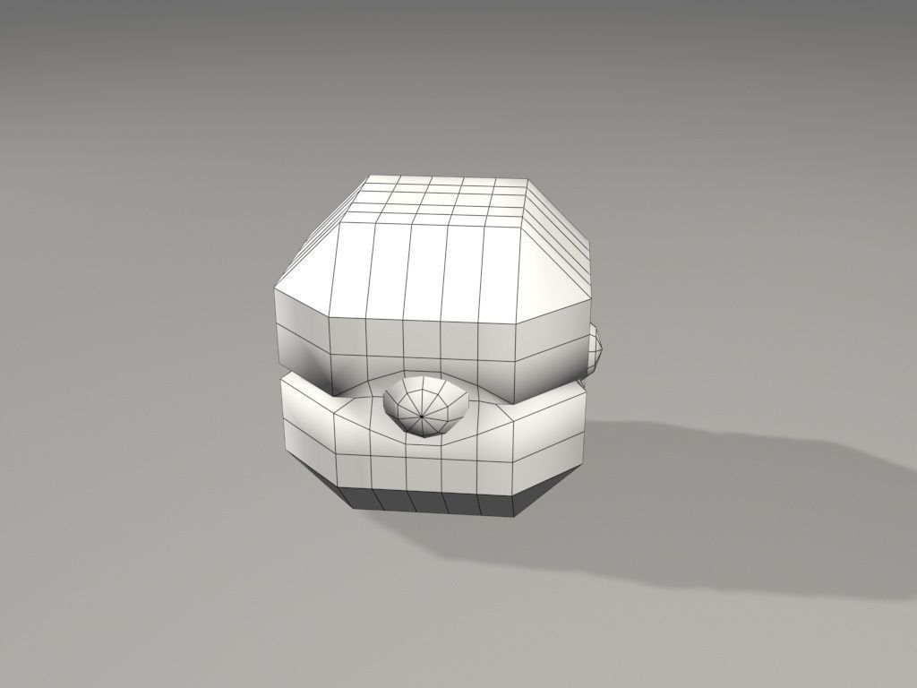 scifi crates 3D model_4