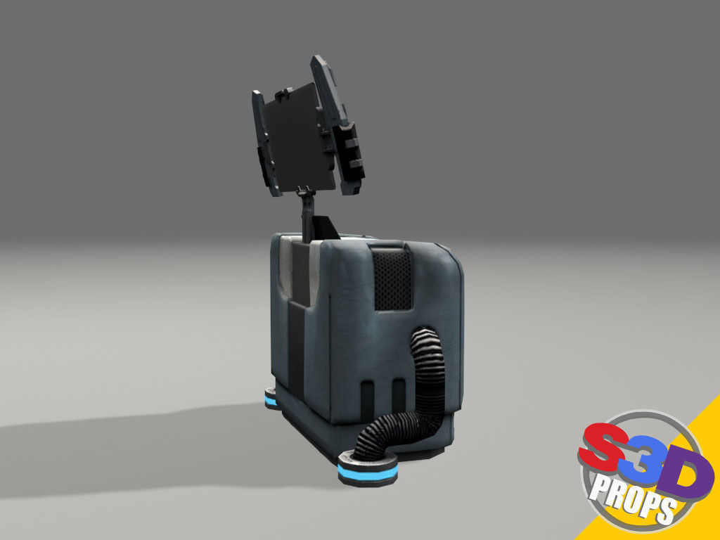 scifi control panel1 3D model_9