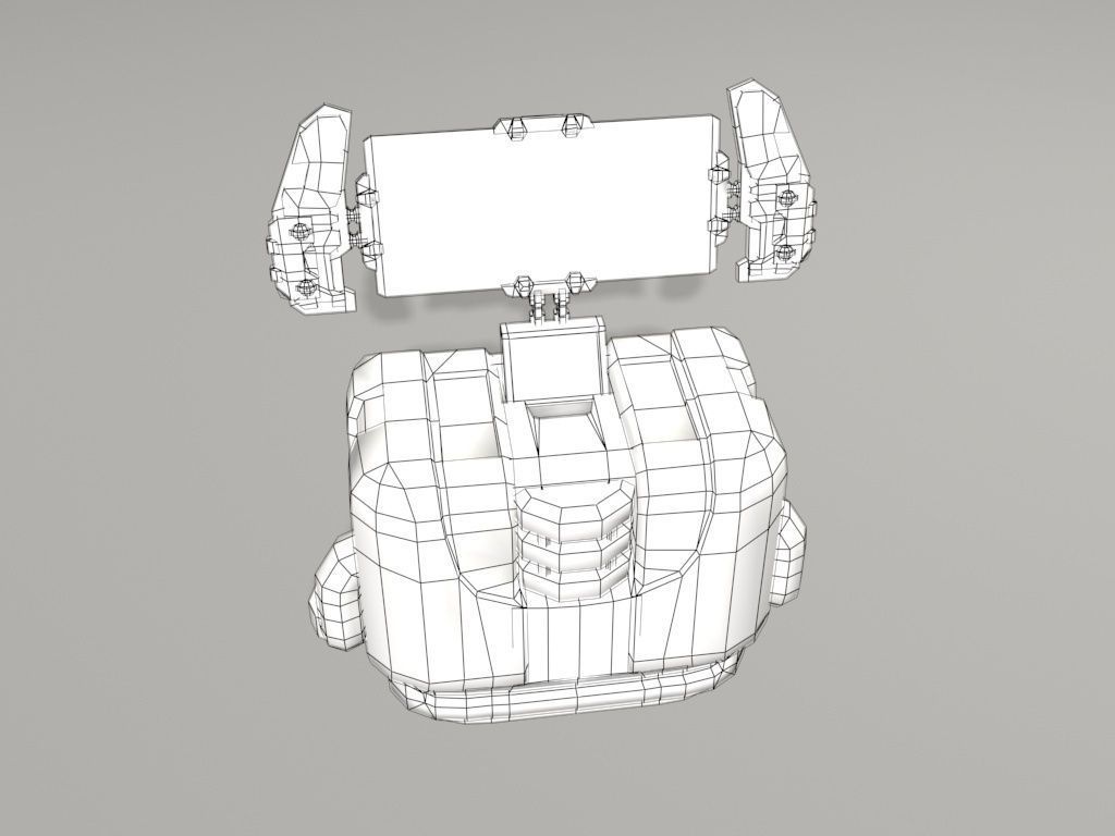 scifi control panel1 3D model_4
