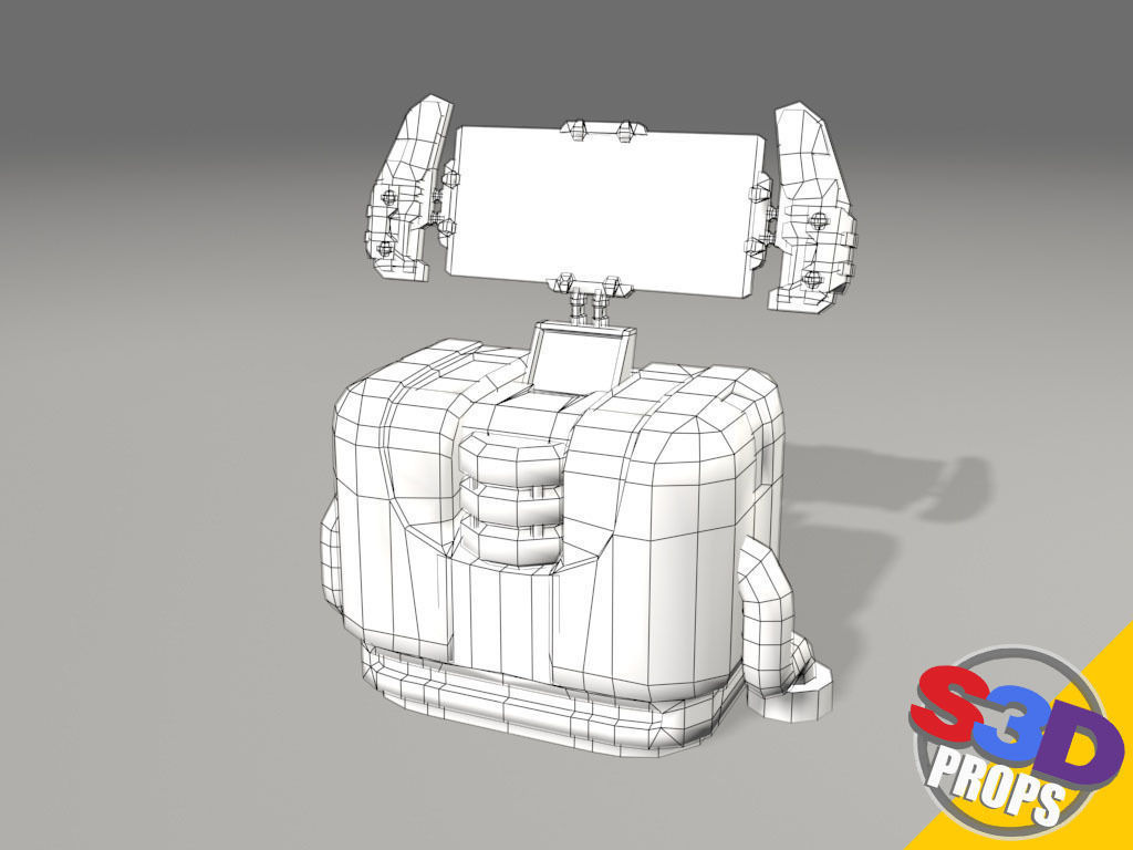 scifi control panel1 3D model_7
