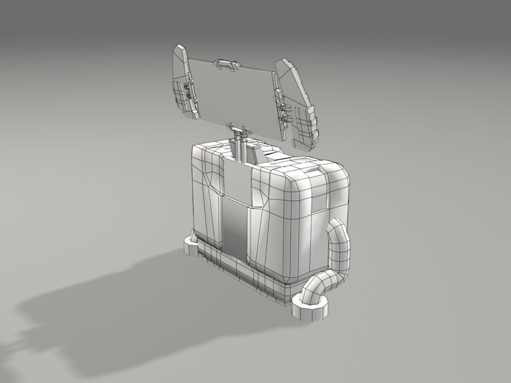 scifi control panel1 3D model_5