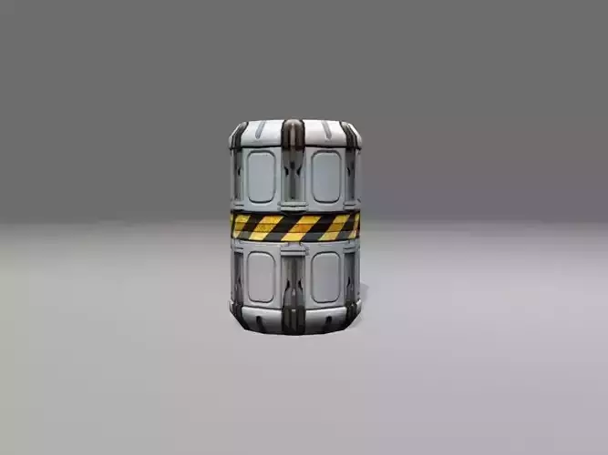 scifi canister 3D model