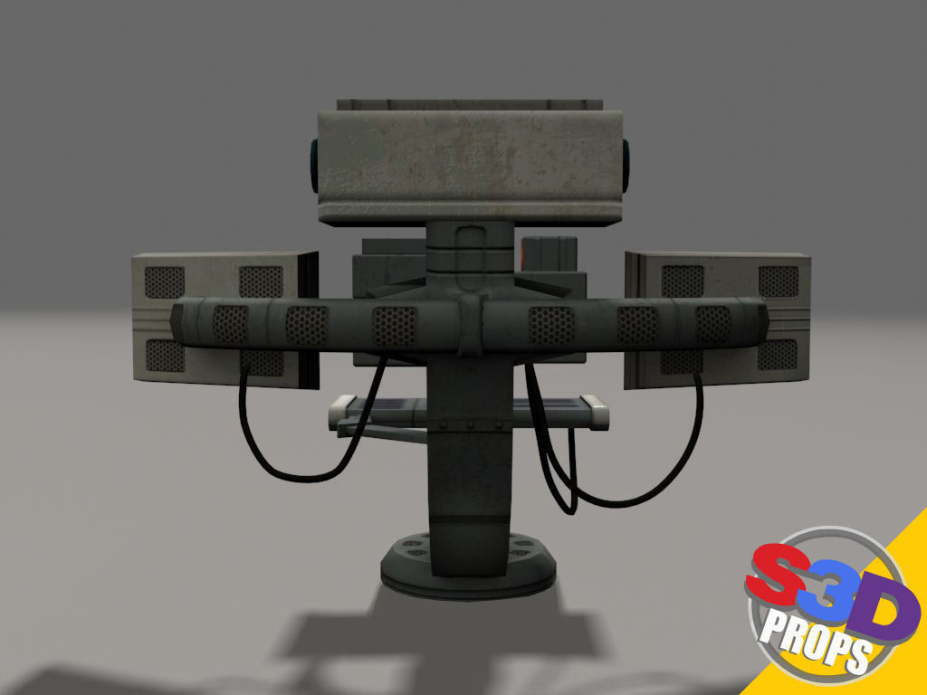 Scifi control panel2 3D model_3