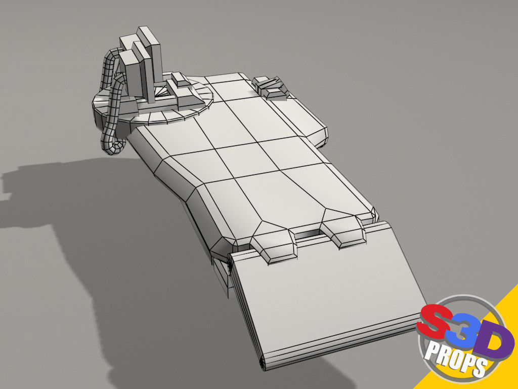 Scifi repair table 3D model_14