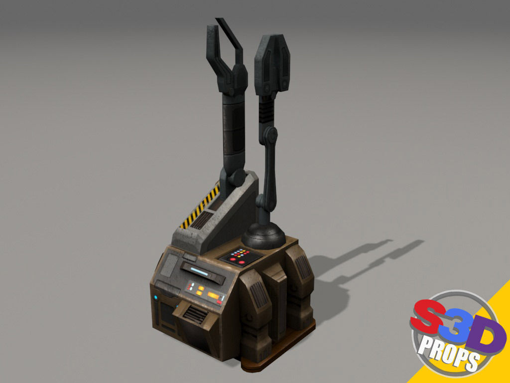 Scifi repair unit 3D model_18