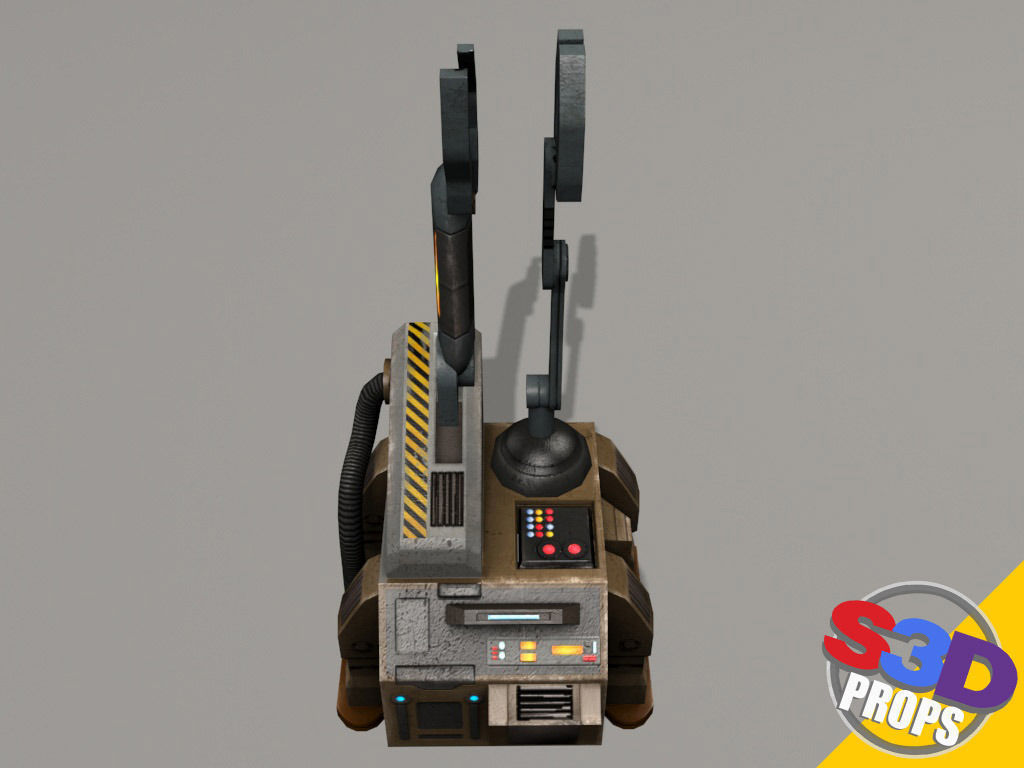 Scifi repair unit 3D model_12