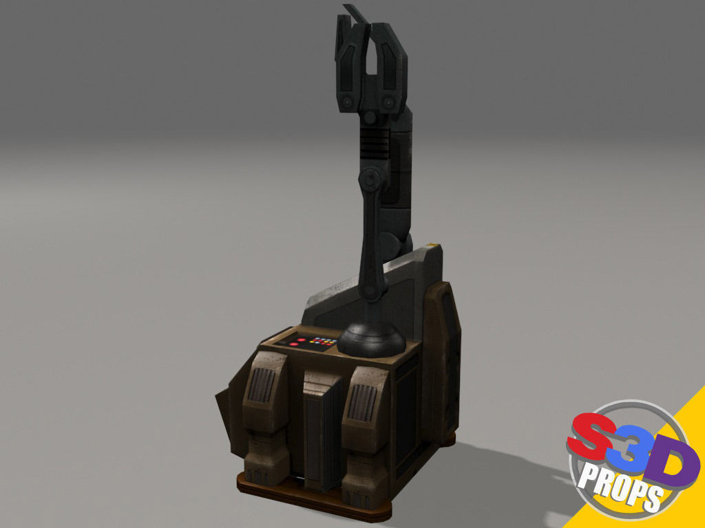 Scifi repair unit 3D model_8