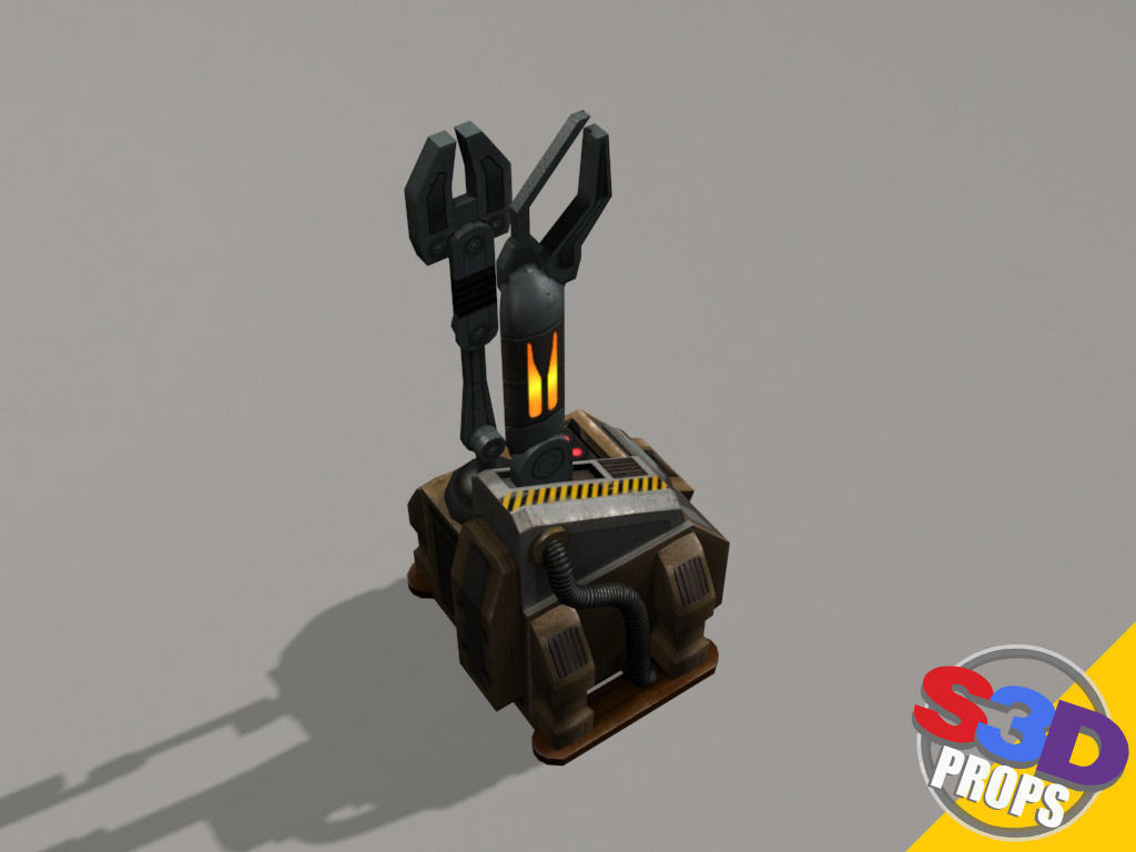 Scifi repair unit 3D model_19