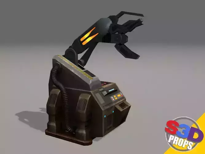 Scifi repair unit 3D model