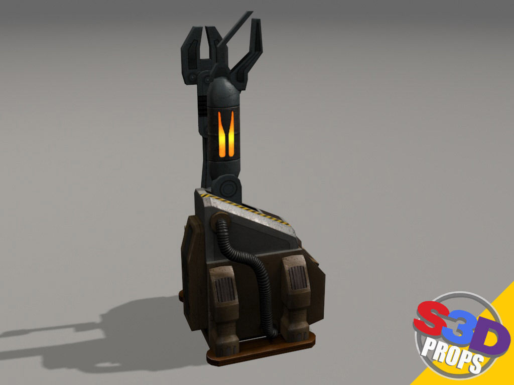 Scifi repair unit 3D model_23